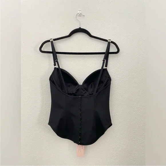 Orseund Iris Silk Black Corset Top - Picture 3 of 6